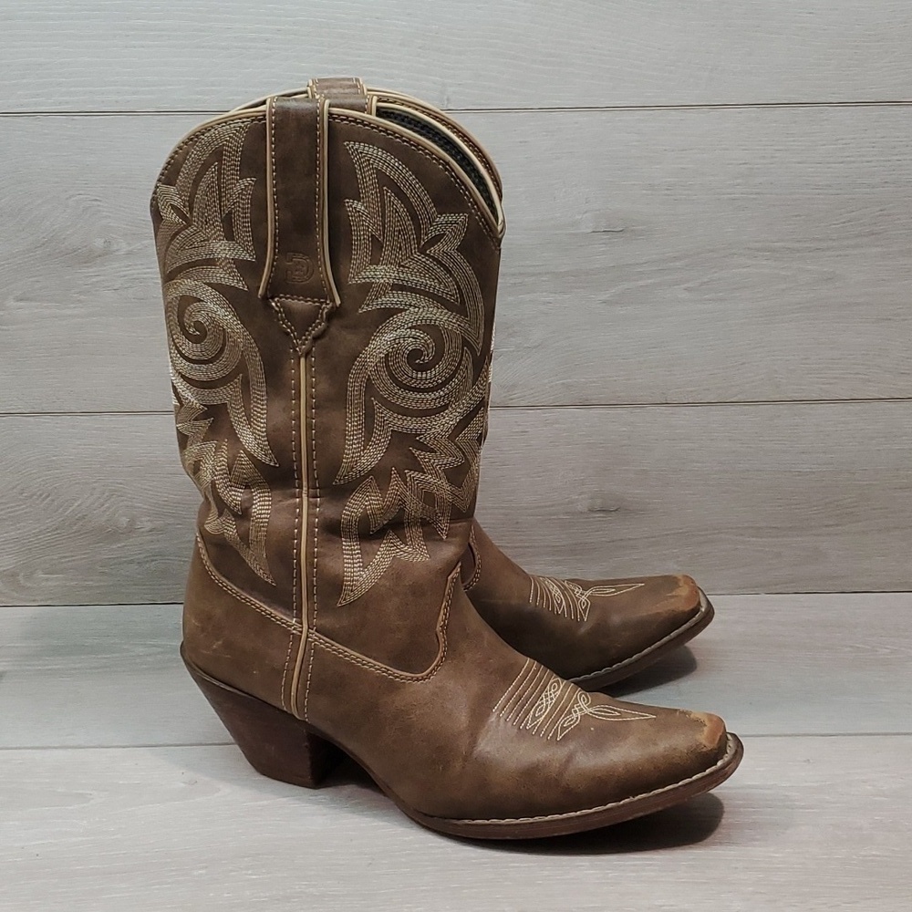Durango Womens Western Cowboy 12" DRD0208 Boots shoes sz 9M